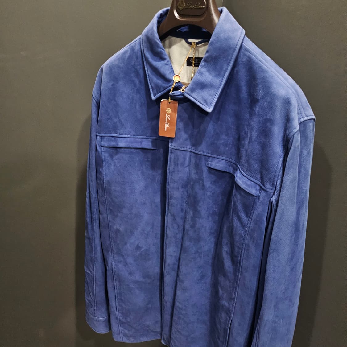 로로피아나 램스킨스웨이드 로어드 셔츠자켓 상품이미지2