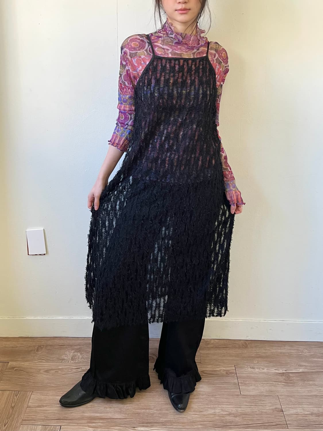 LAKOLE 시스루 롱 드레스 상품이미지7