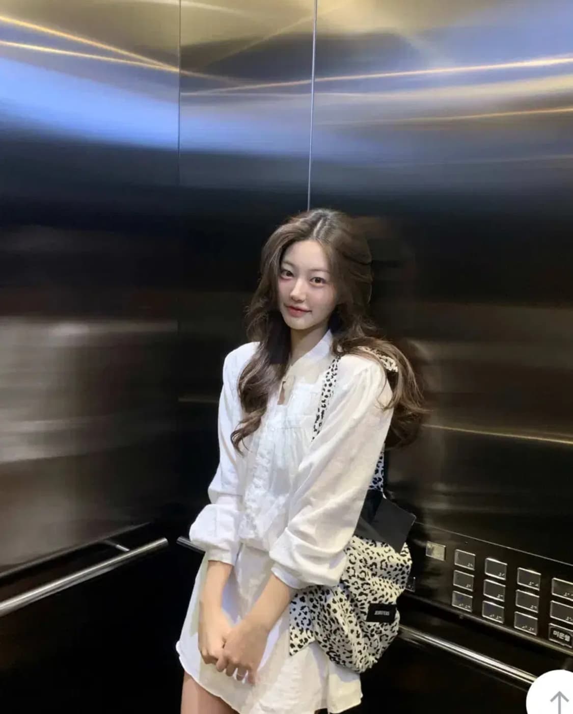 당일배송) 제니오 퓨어 헨리 셔츠 원피스 화이트 상품이미지1