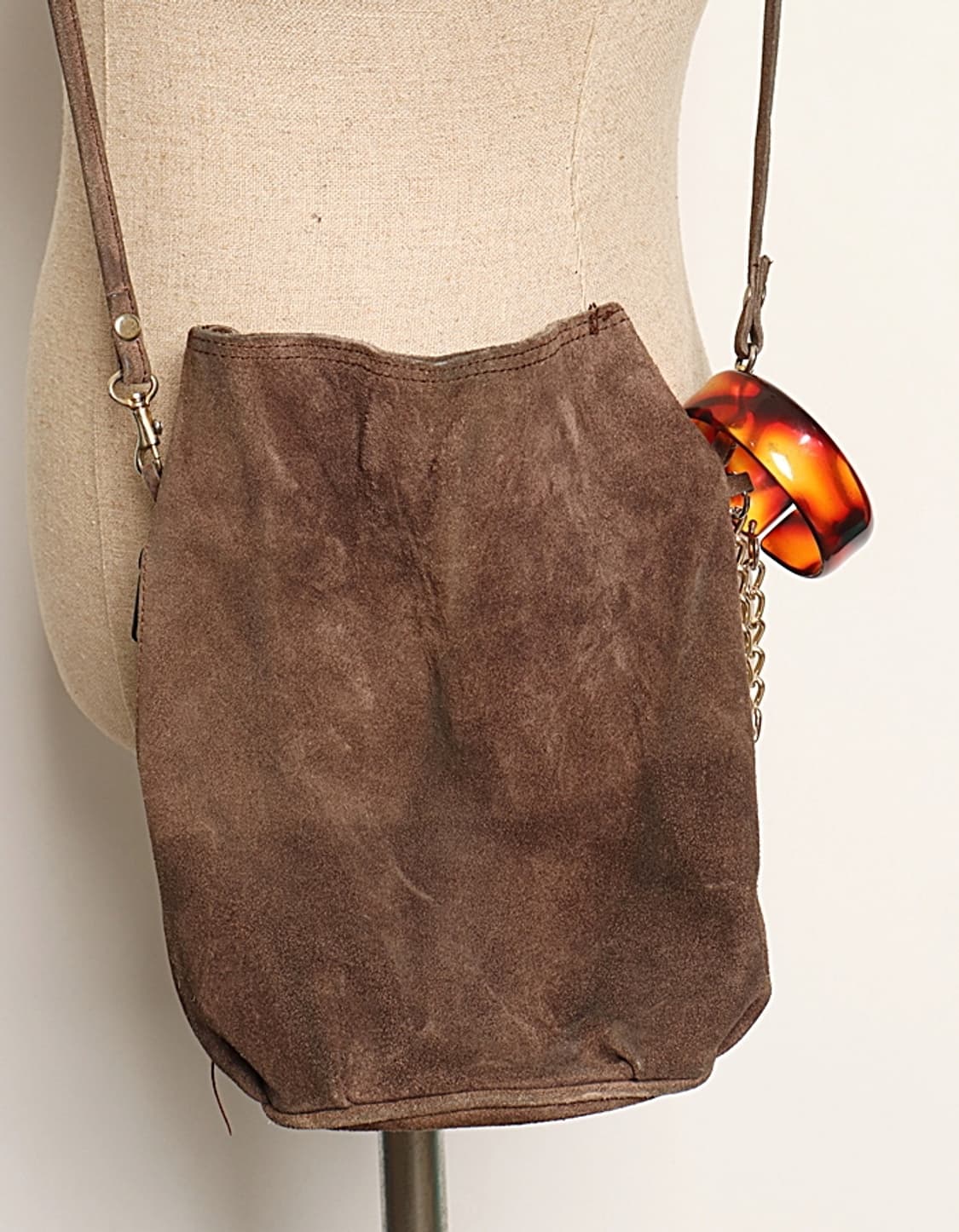  Non Suede Leather Bucket Bag 상품이미지2