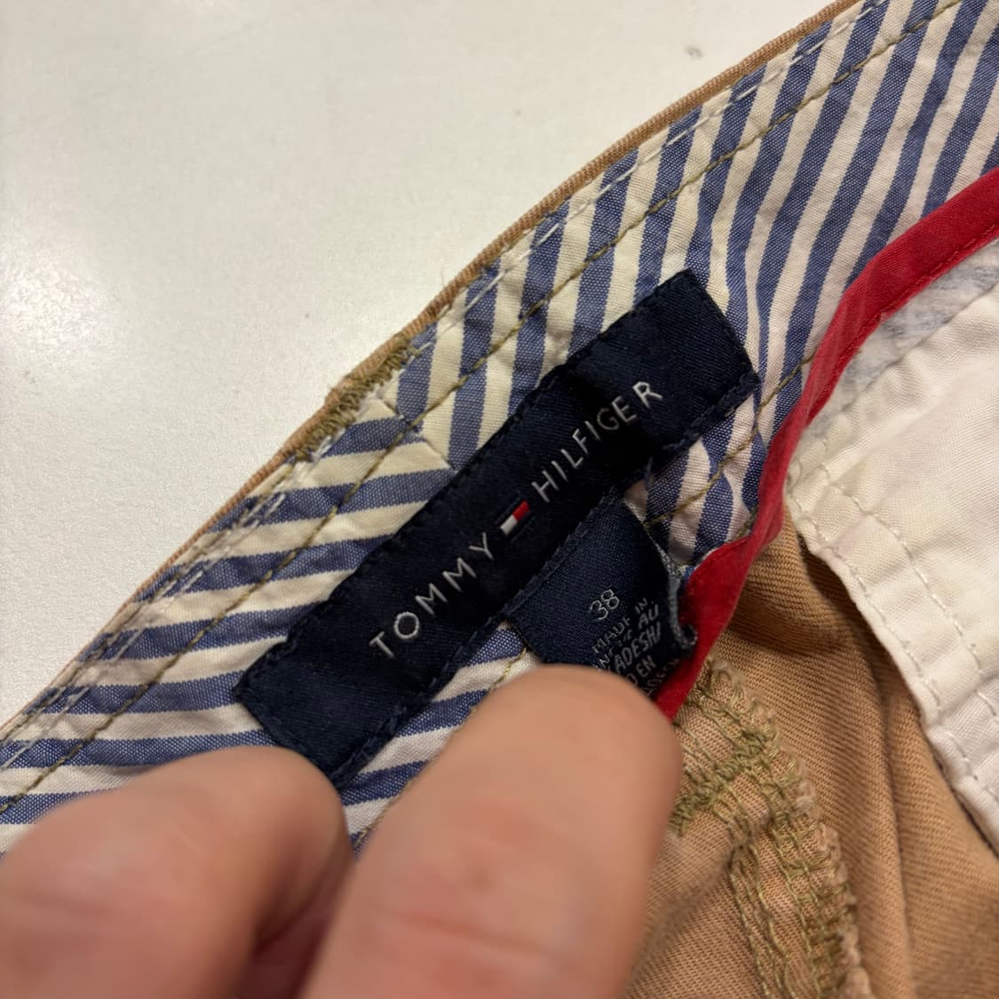 [38] 타미힐피거 베이지 카고 반바지 B879 상품이미지3