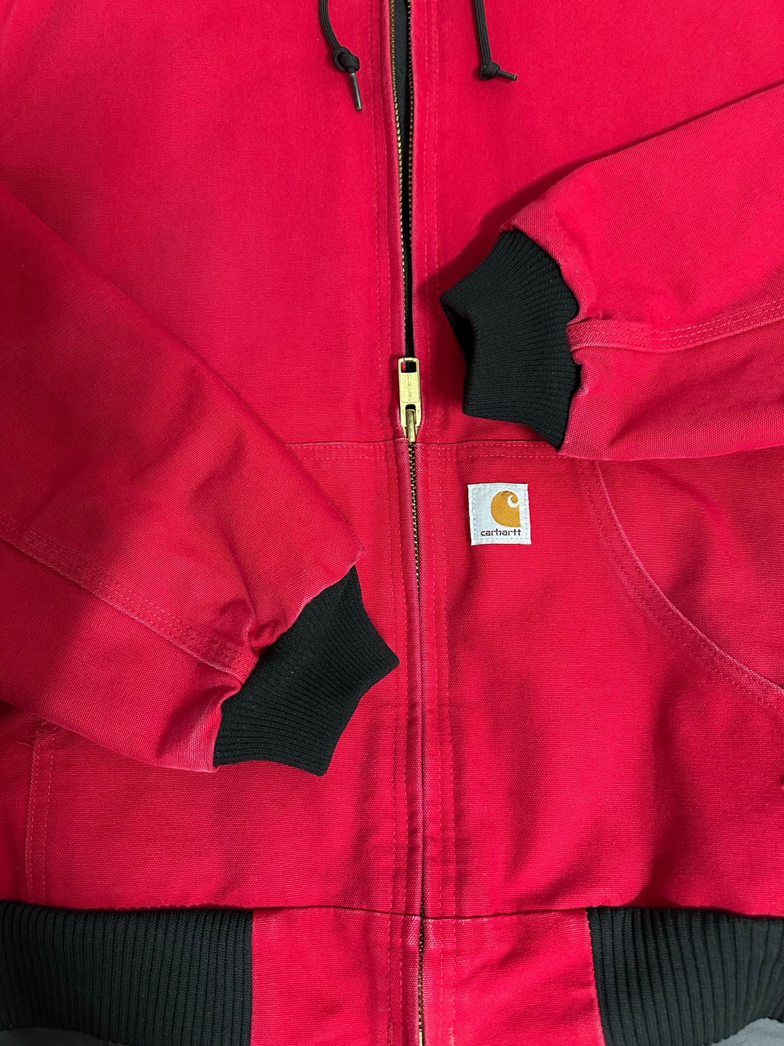 칼하트 액티브 자켓 레드 M 상품이미지2