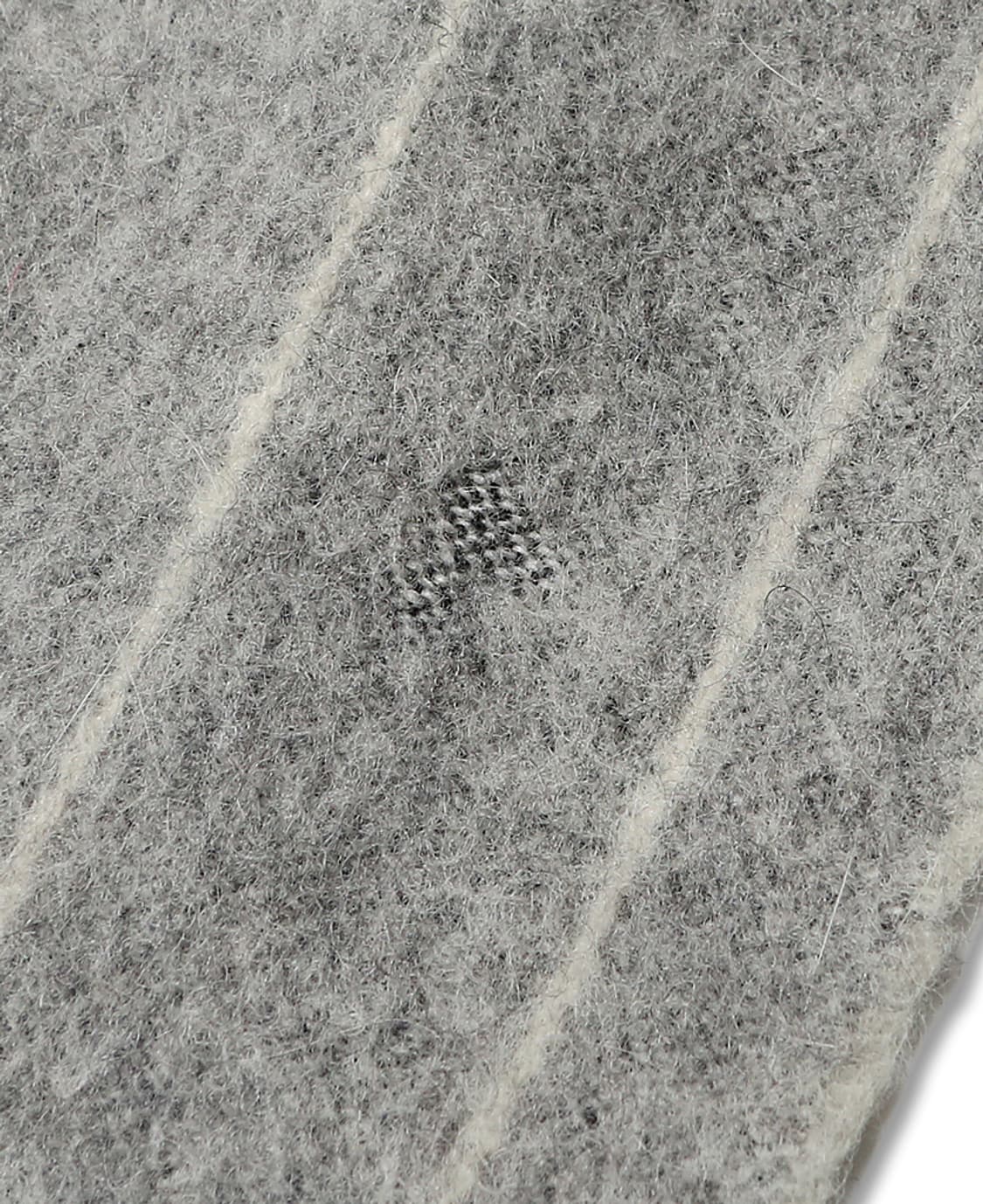 드레익스 [Drake's] 그레이 & 차콜 리버시플 스트라이프 머플러 상품이미지5