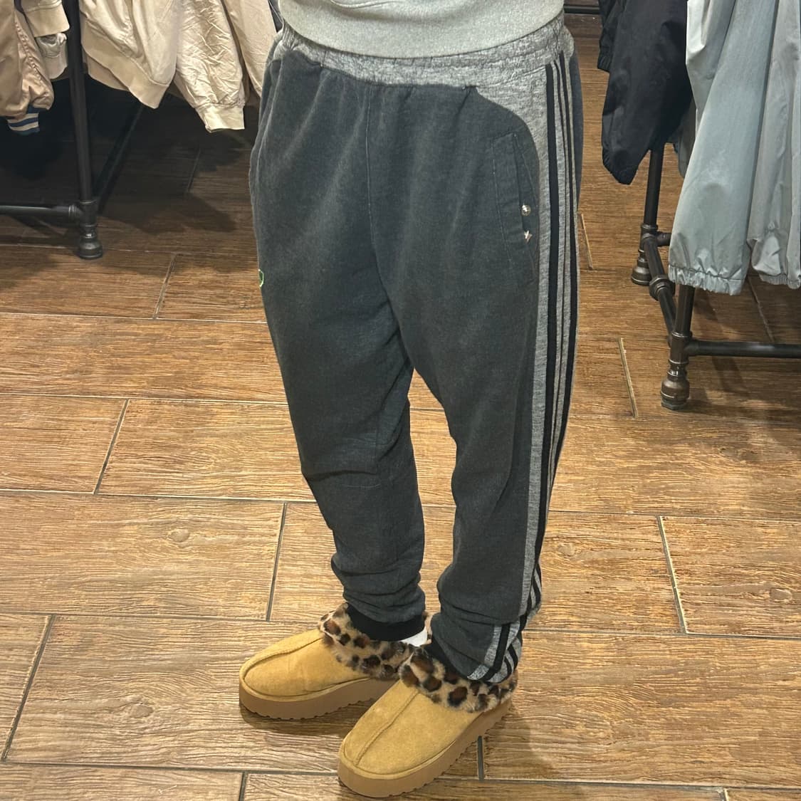 [HI] 아디다스 조거 추리닝 팬츠 차콜 상품이미지4