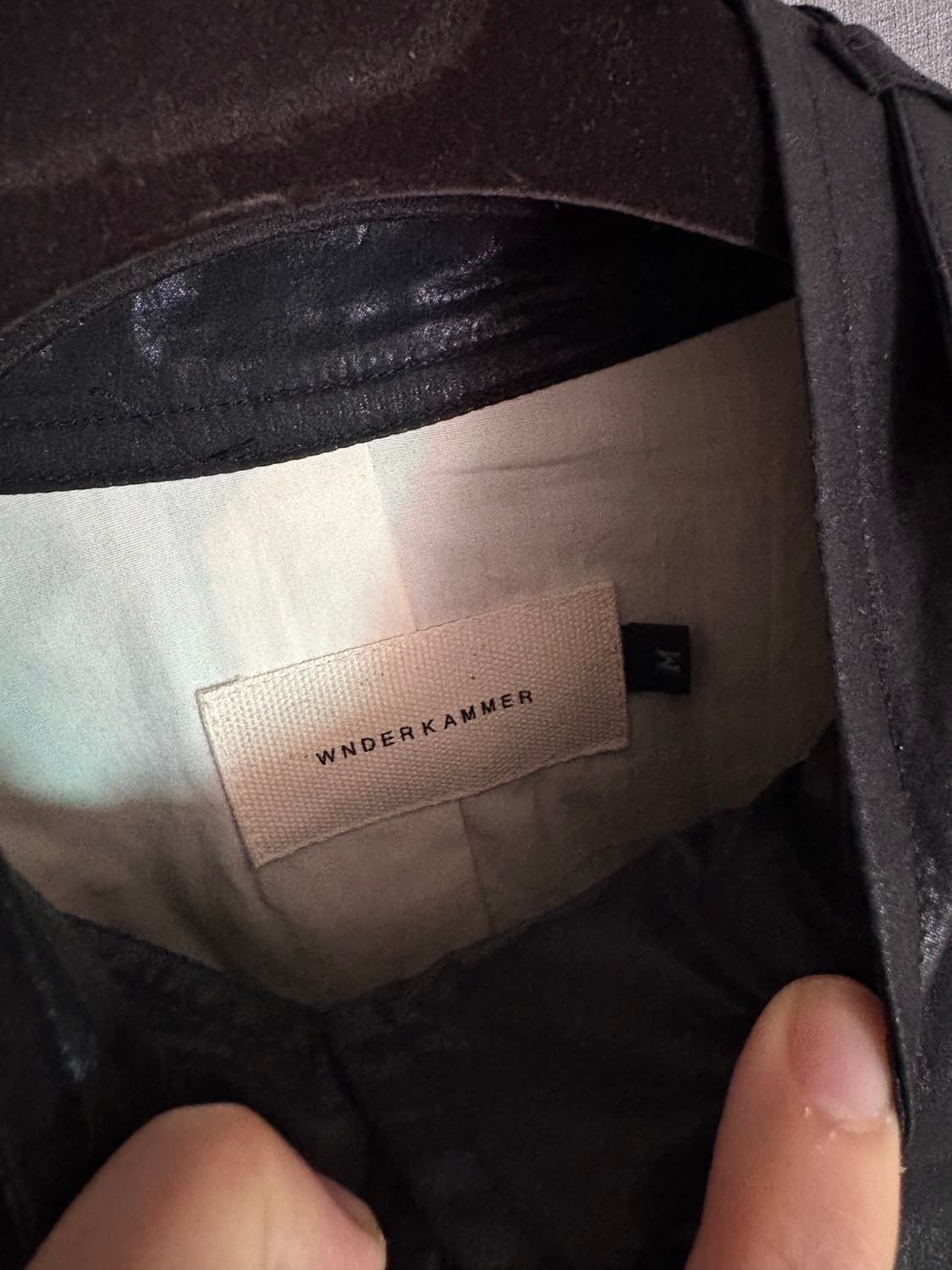 분더캄머 WNDERKAMMER 블랙 자켓 M 상품이미지2