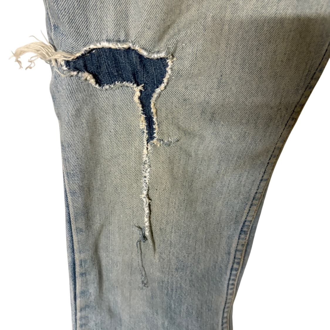 80s 오렌지탭 리바이스 517 부츠컷 플레어 리페어 데님 팬츠 31 상품이미지2