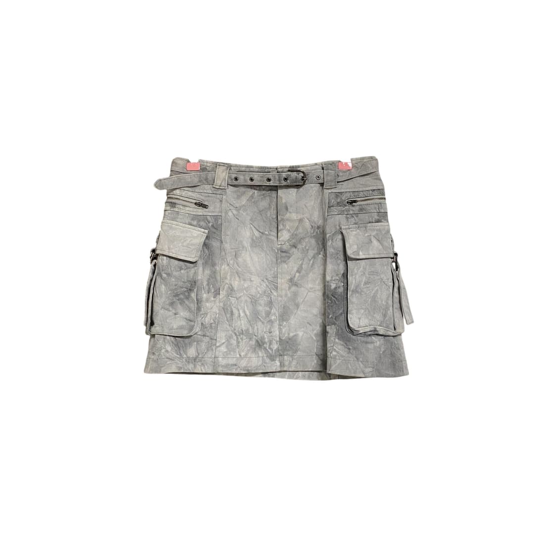 Gray marble belt cargo skirt  상품이미지1