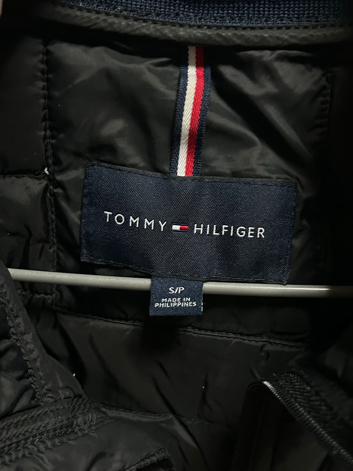 타미힐피거 블랙 경량 패딩 / 실측 110 상품이미지2