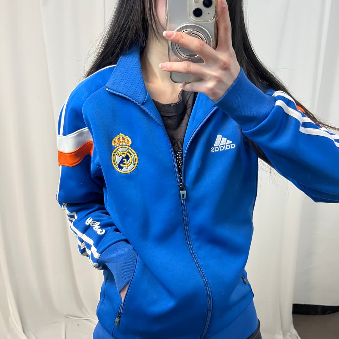 Adidas Real Madrid Blue Track Jacket 상품이미지3