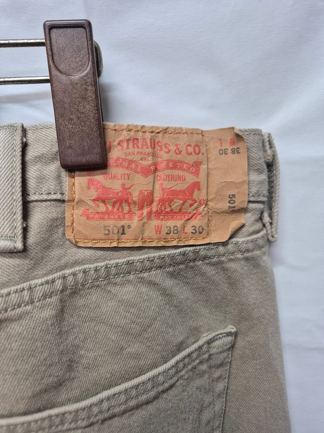 리바이스 501 면청바지 상품이미지4