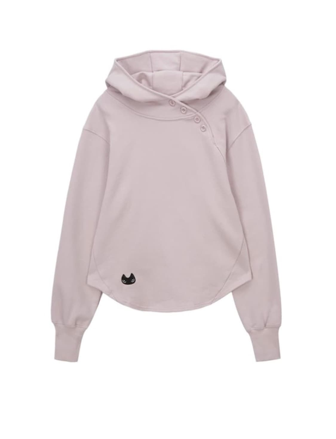 Hugging Button-up pink hoodie  상품이미지1