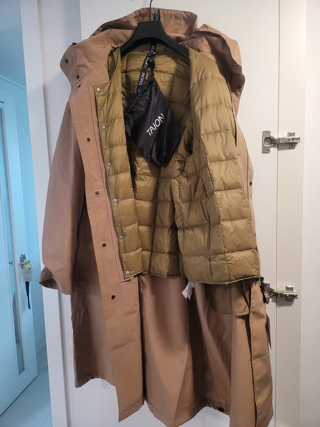 새상품 XL 타이온 TAION 후드코트 세트  상품이미지3