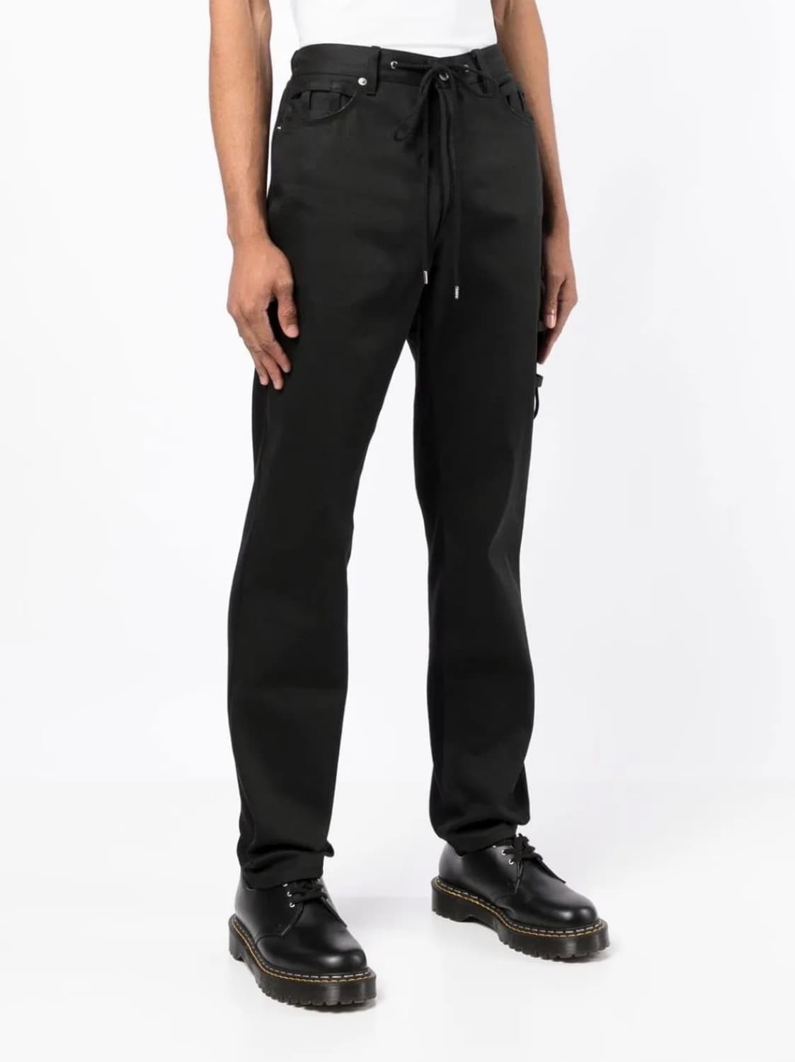 솔로이스트 드로스트링 스트레이트 팬츠 상품이미지2