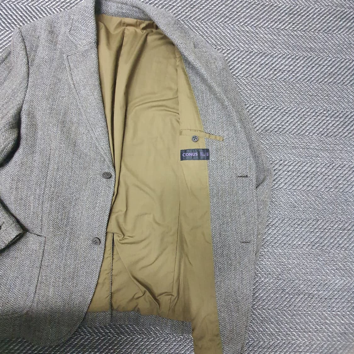 심플한 헨링본 블레이저 자켓 남자105 상품이미지4