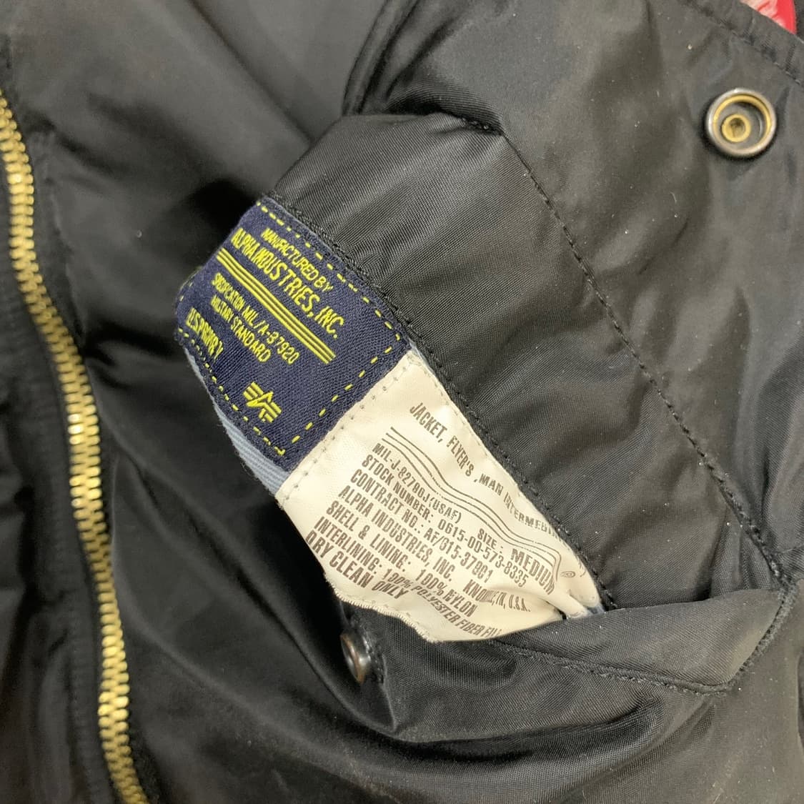 알파인더스트리 ma-1 리버시블 점퍼 상품이미지10