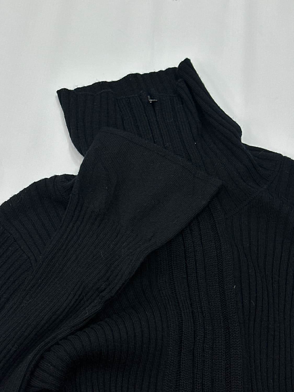 🖤지뢰계 마계 슬림 골지 원피스🖤 블랙 고스로리 공겜여주 커프 상품이미지6