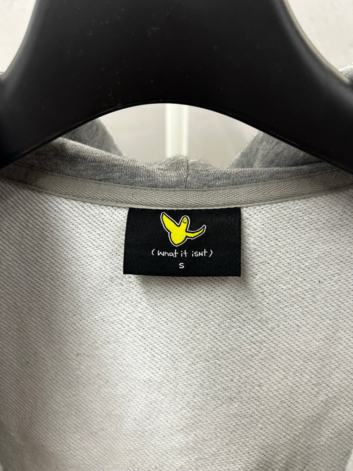 What it isnt 와릿이즈 후드집업 그레이 상품이미지6