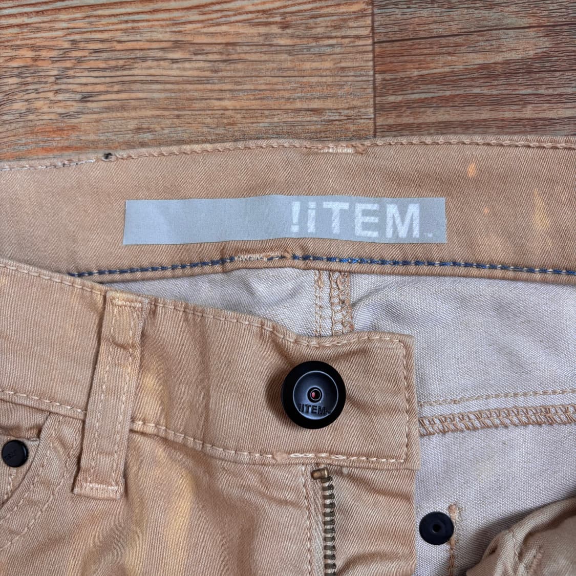 새제품 25 미국 아이템 데님 스키니진 슬림 실루엣 수입 정품 페인팅 상품이미지7