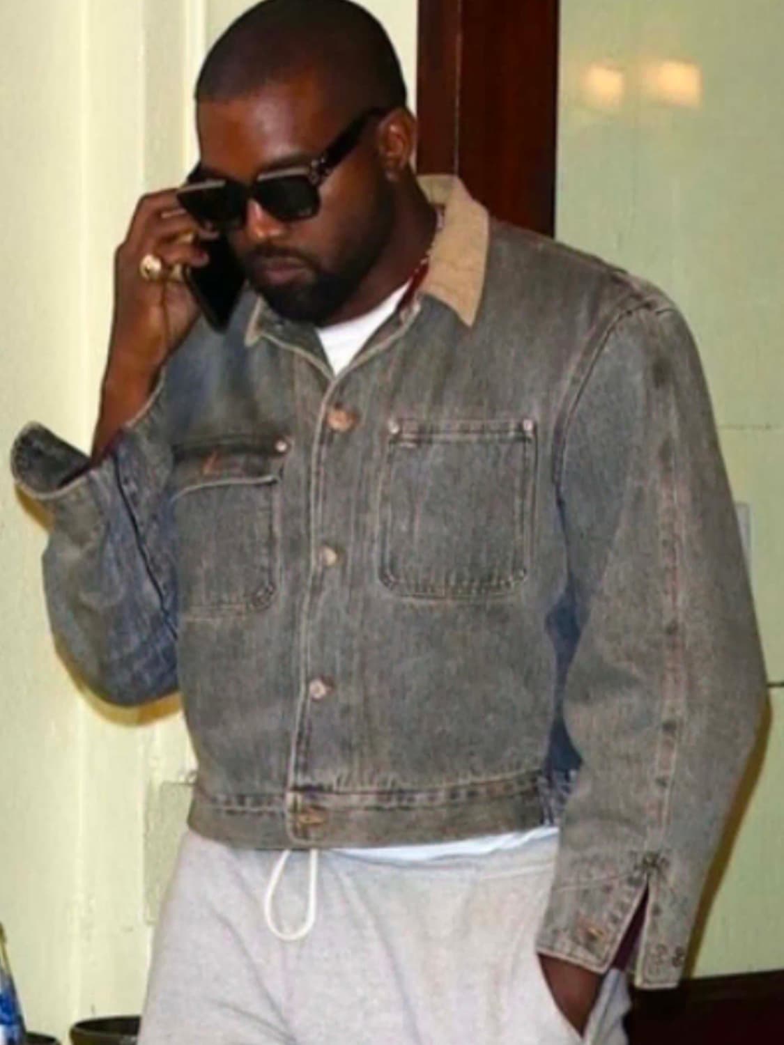 90's usa 폴로랄프로렌 칸예웨스트 스톤그레이 덩가리 데님 트러커자켓 상품이미지4