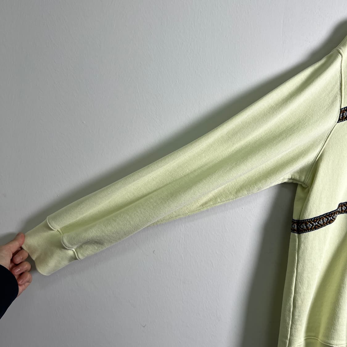 스투시 퍼시픽 웨빙 테리 크루 맨투맨 XS 상품이미지6