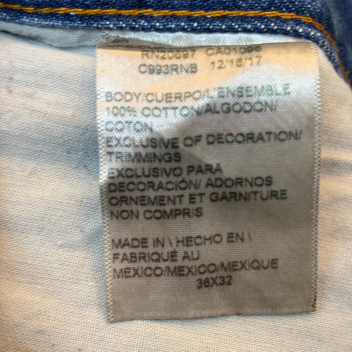 00s 미국빈티지 디키즈 워크 청바지 데님팬츠 상품이미지5