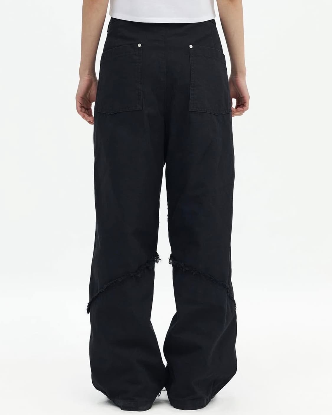 Shield Cutted Pant / Black 상품이미지2