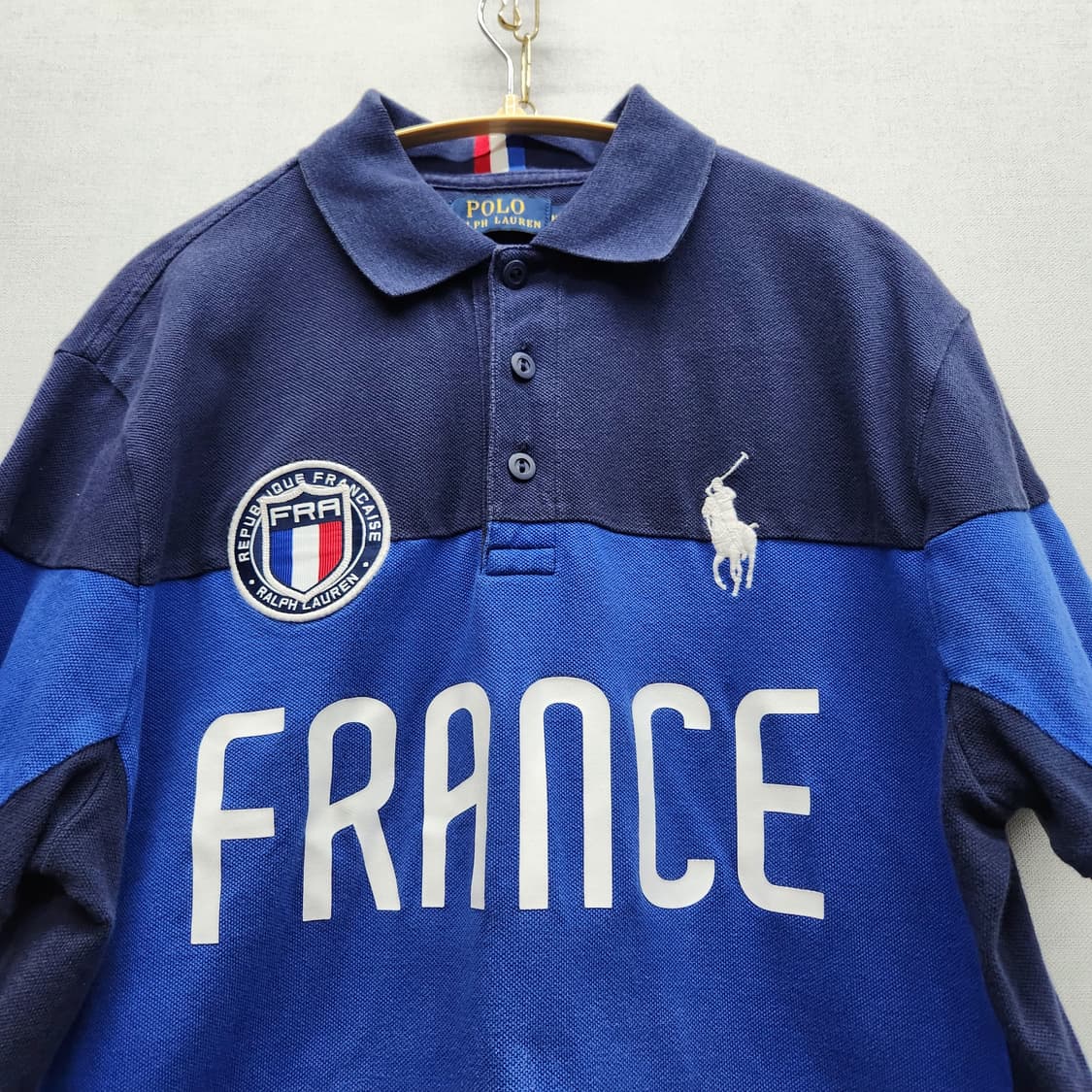 폴로랄프로렌 빅포니/프랑스국대 로고 반팔카라 M(M)남여공용 상품이미지2