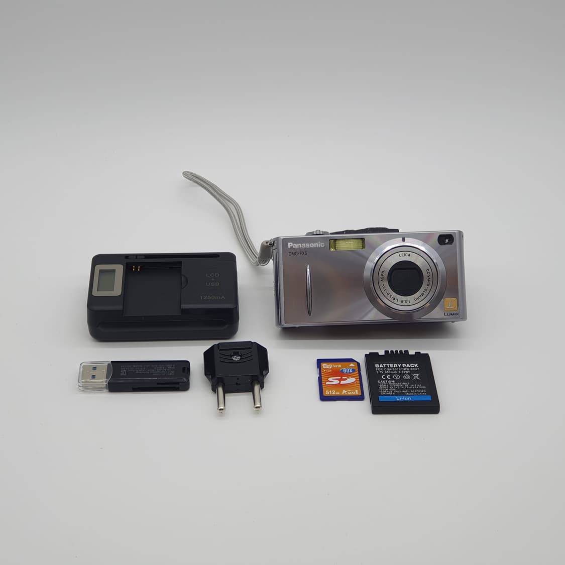 파나소닉 루믹스 FX5 실버 메탈릭✨빈티지 디카 디지털카메라 상품이미지9