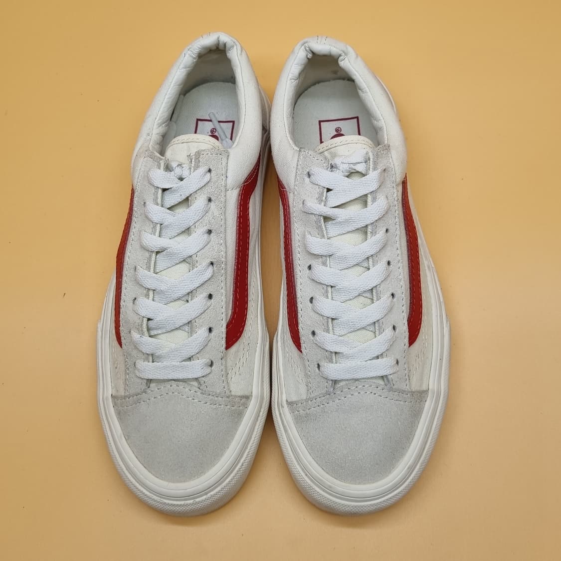 반스 스타일 36 흰빨 여성스니커즈235  상품이미지2
