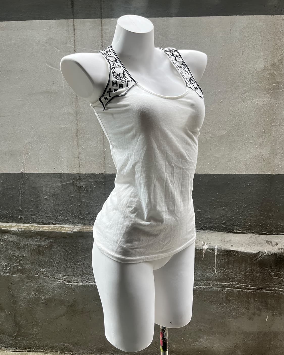 Ghost of Harlem skull sleeveless 상품이미지2