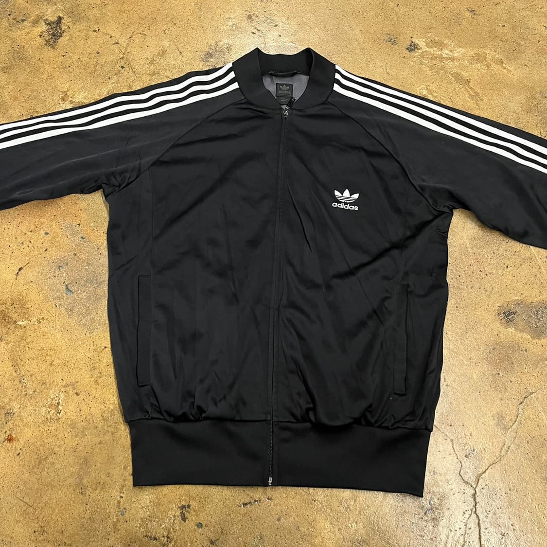 [정품/M] 아디다스 삼선 블랙 트랙탑 져지 b10 상품이미지3