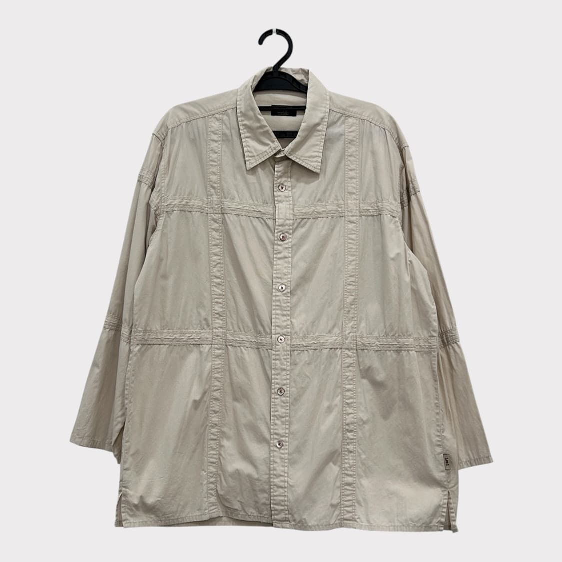 Lee 리 베이지 여유핏 셔츠 남방 100 vintage 상품이미지1