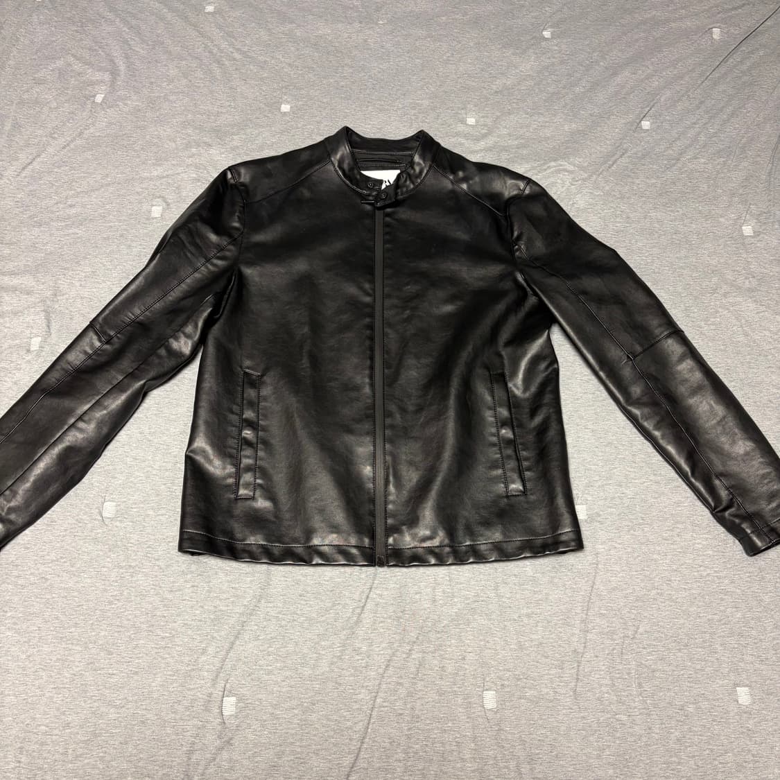 [L] 자라 차이나카라 레더 자켓 상품이미지1