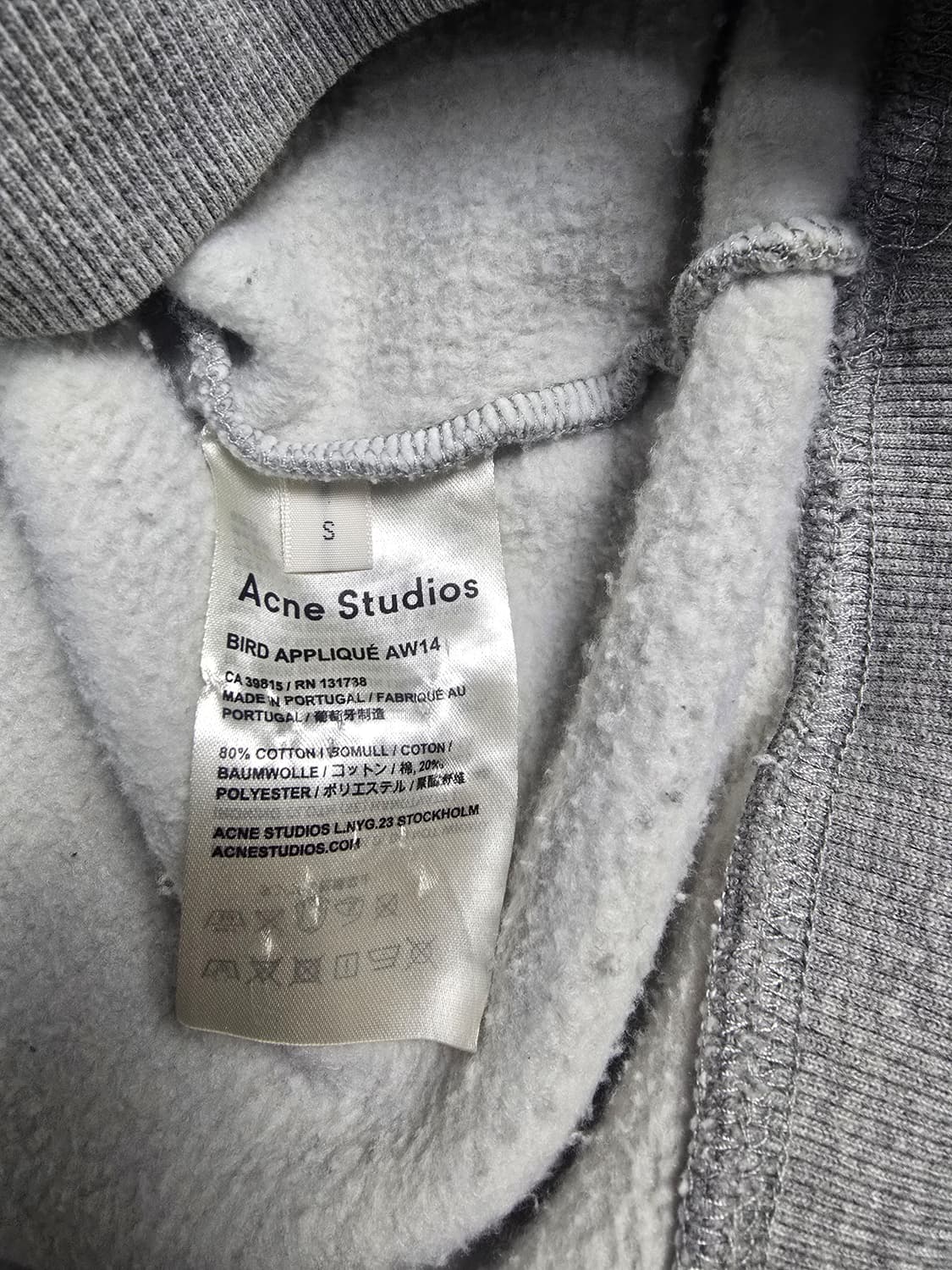아크네 스튜디오 버드 아플리케 맨투맨 S 상품이미지4