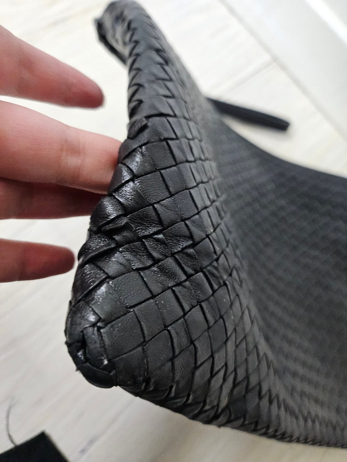 (정품) 보테가베네타 클러치 블랙 상품이미지5