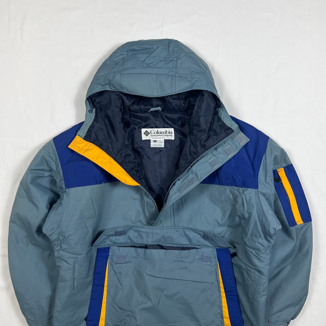 90’s 콜럼비아 스포츠웨어 풀오버 후드 푸퍼자켓 상품이미지3