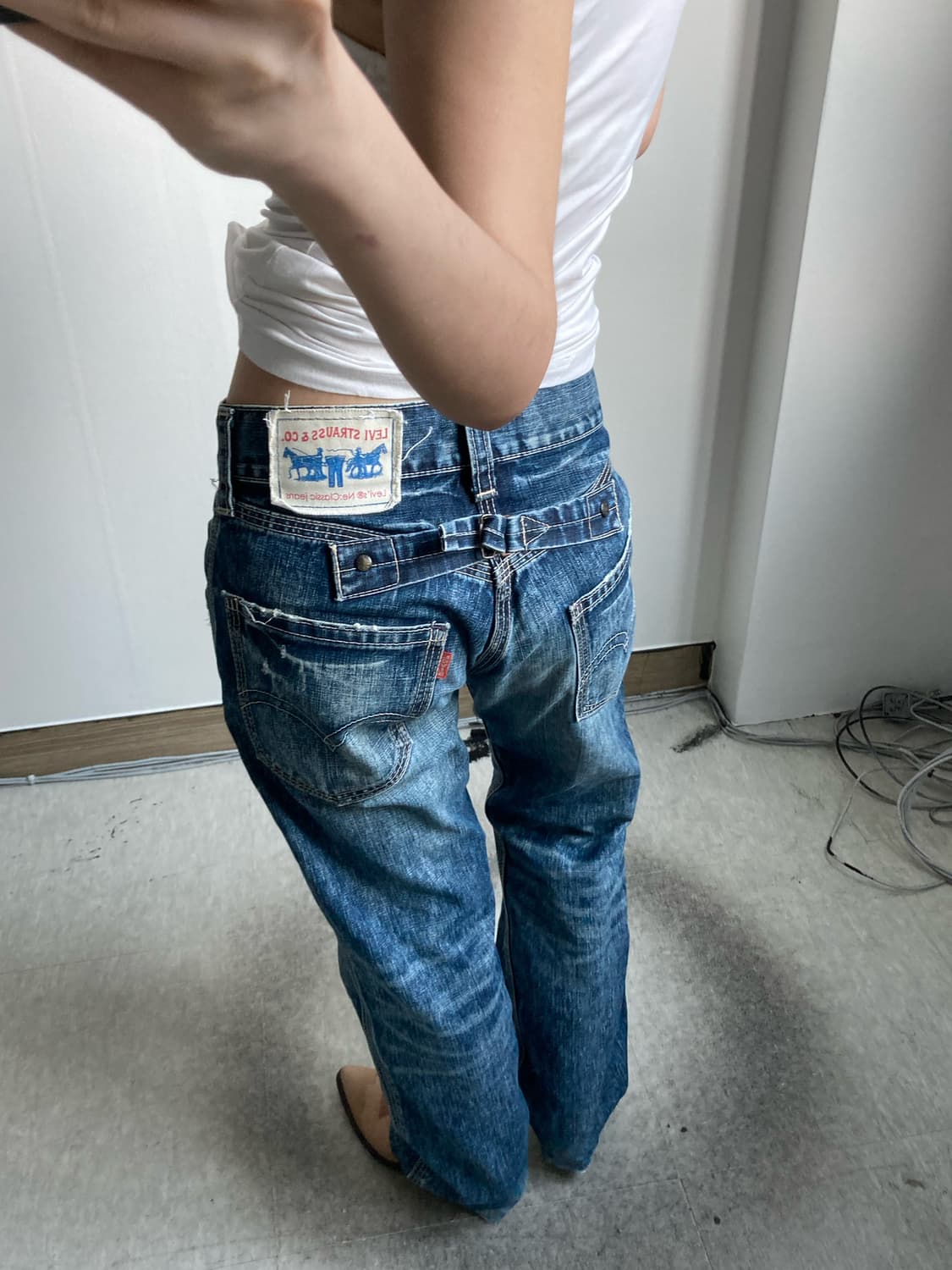 리바이스 신치백 데님 팬츠 상품이미지2