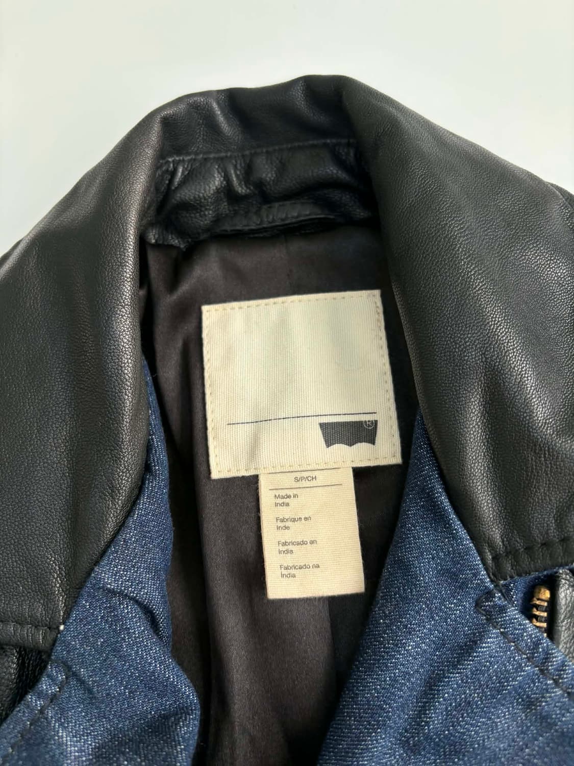 [S] 리바이스 염소 가죽 퀄팅 여성 라이더 자켓 상품이미지3