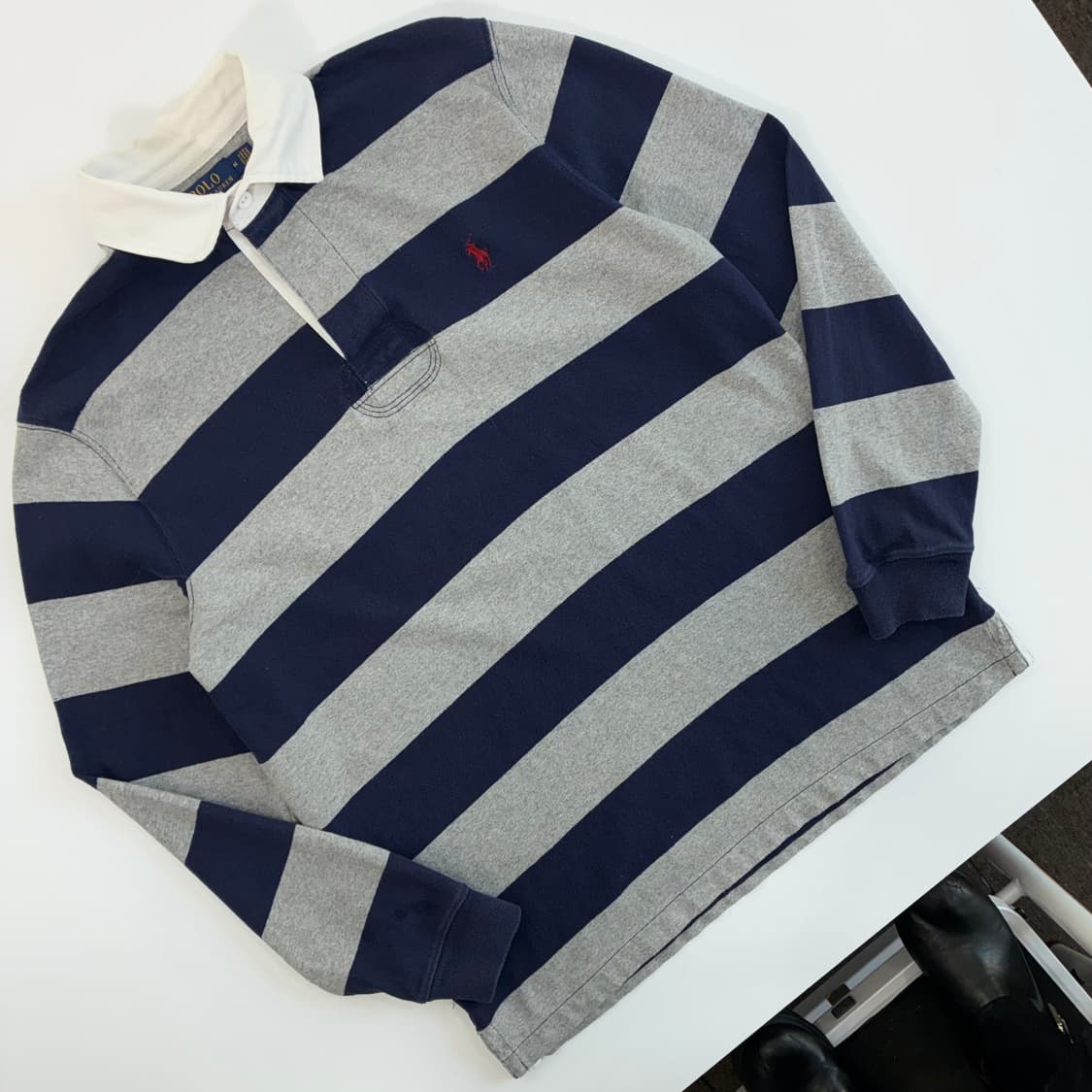 Polo  폴로 랄프로렌 자수 코튼 럭비 티셔츠  상품이미지2