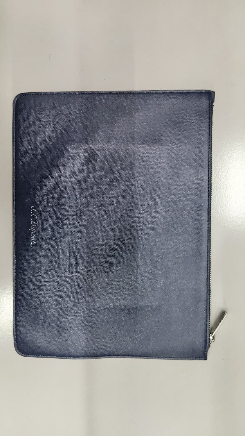 정품 S.T. Dupont 클러치백 네이비 패턴 상품이미지2