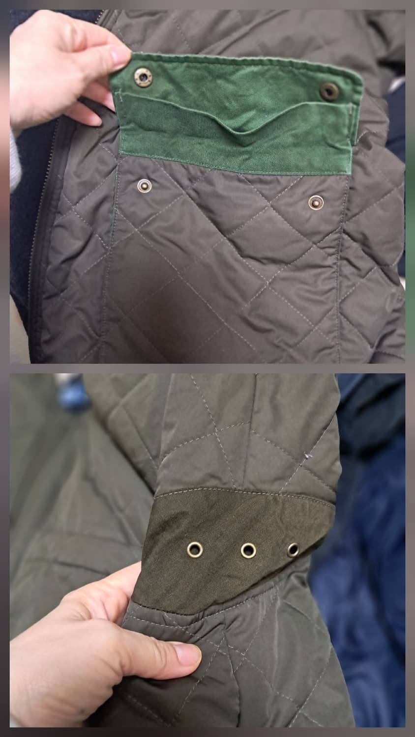 폴로 랄프로렌 남성퀼팅 후드 자켓 XL(내부 모 폴리스) 상품이미지6