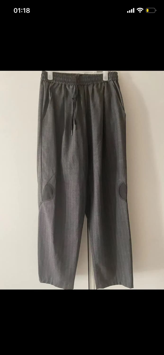 [2] Raversey 써머 울 스트라이프 이지 팬츠 상품이미지1