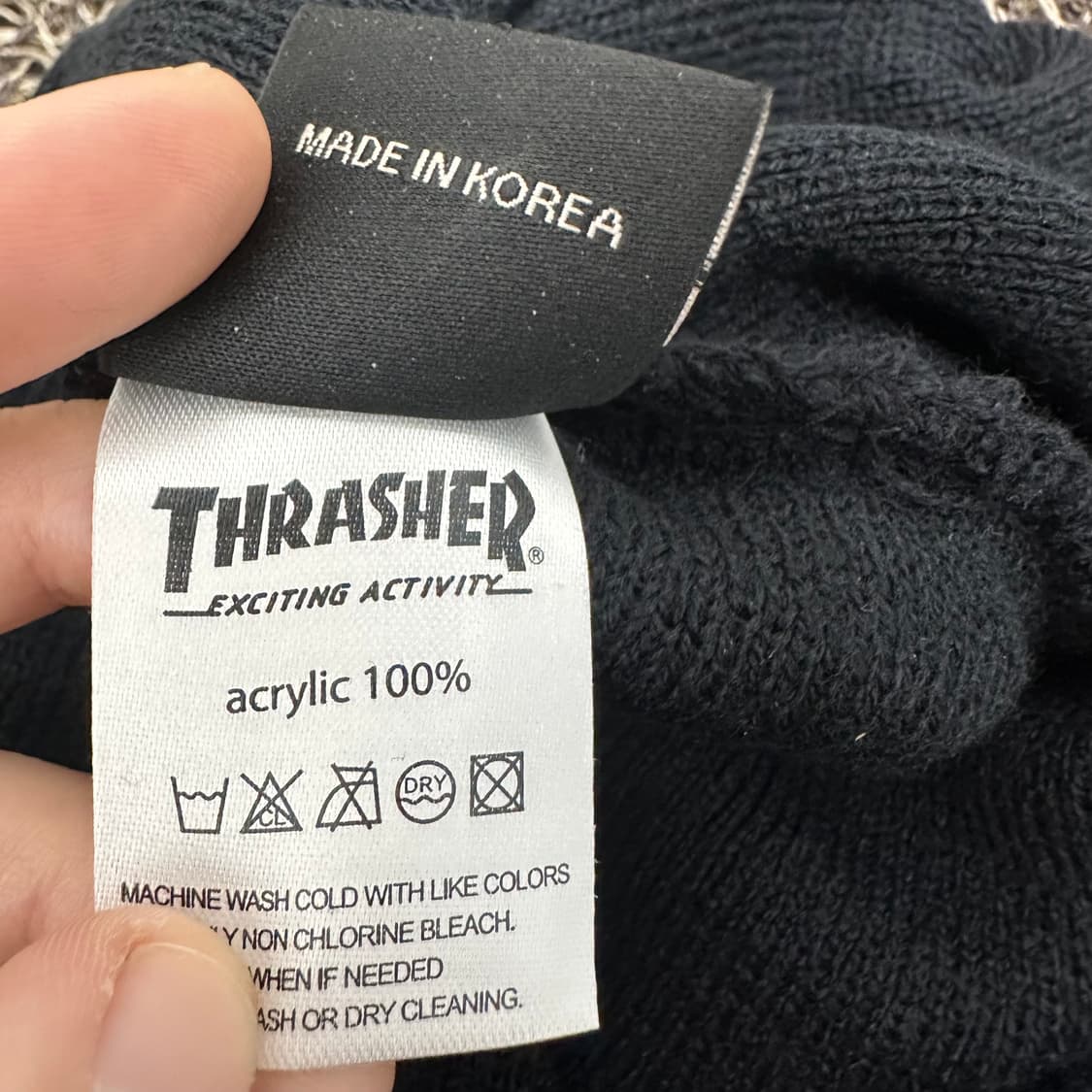 트레셔 블랙 비니 FREE사이즈 상품이미지5