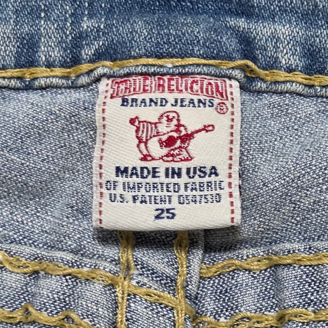 True Religion 트루릴리젼 빈티지 스티치 부츠컷 데님 상품이미지8