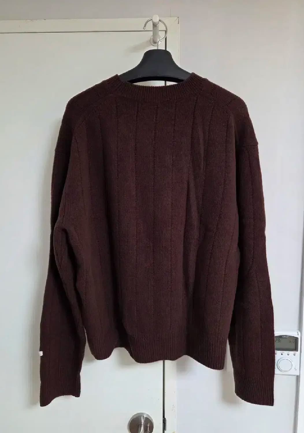 [M] 렉토 24fw 러블리 니트 레드브라운 상품이미지2