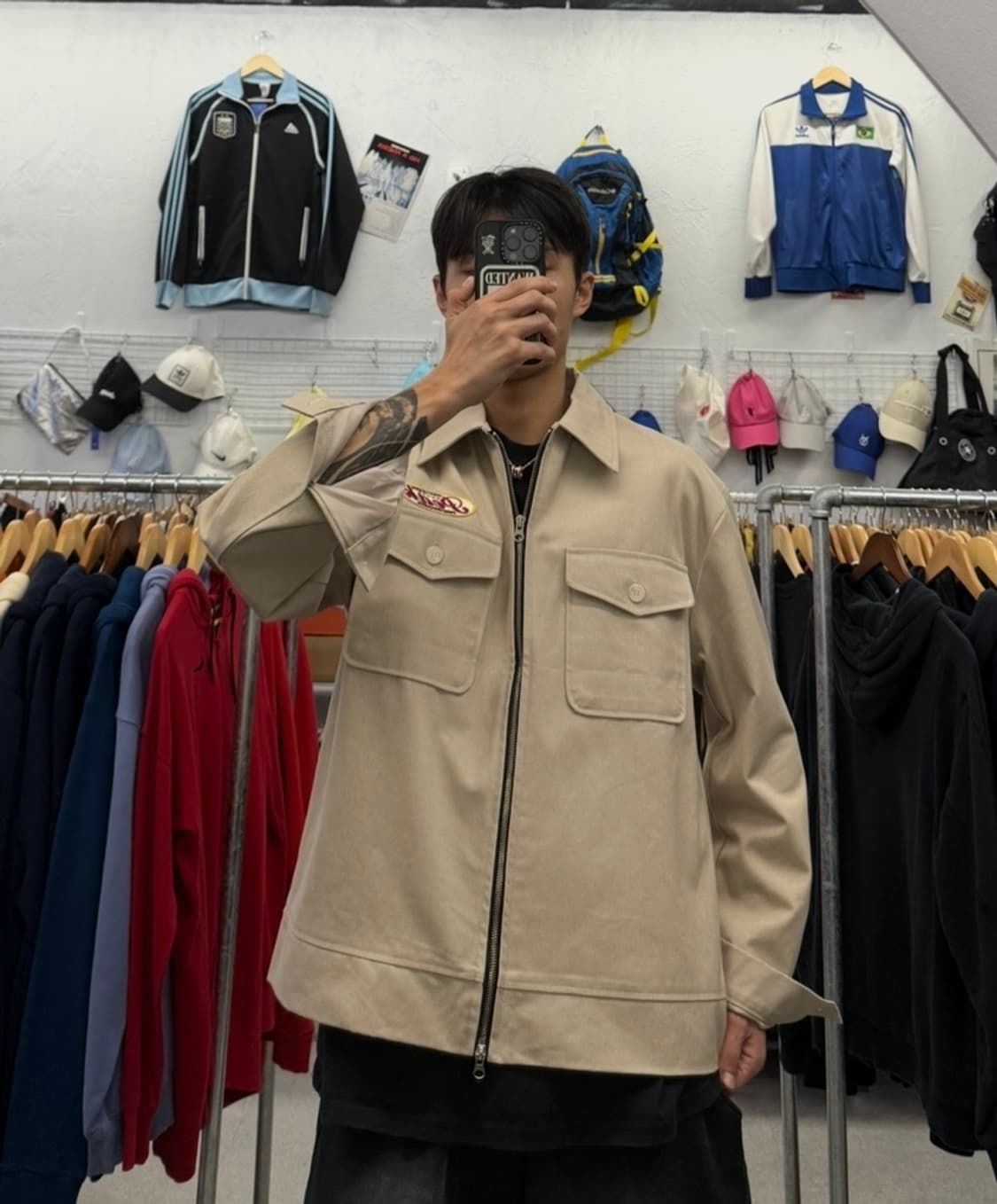 빈티지 포켓 패치 워크자켓 L 추천 상품이미지1