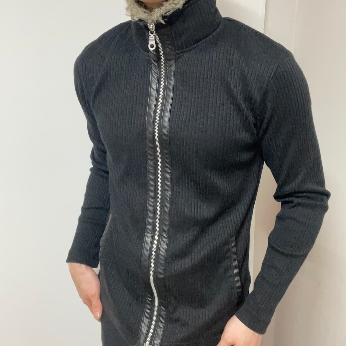 JAPANESE VINTAGE FUR ZIP UP 상품이미지3