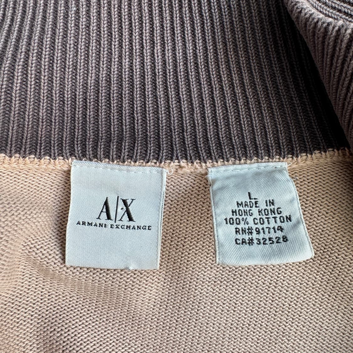 아르마니 익스체인지 니트집업 상품이미지5