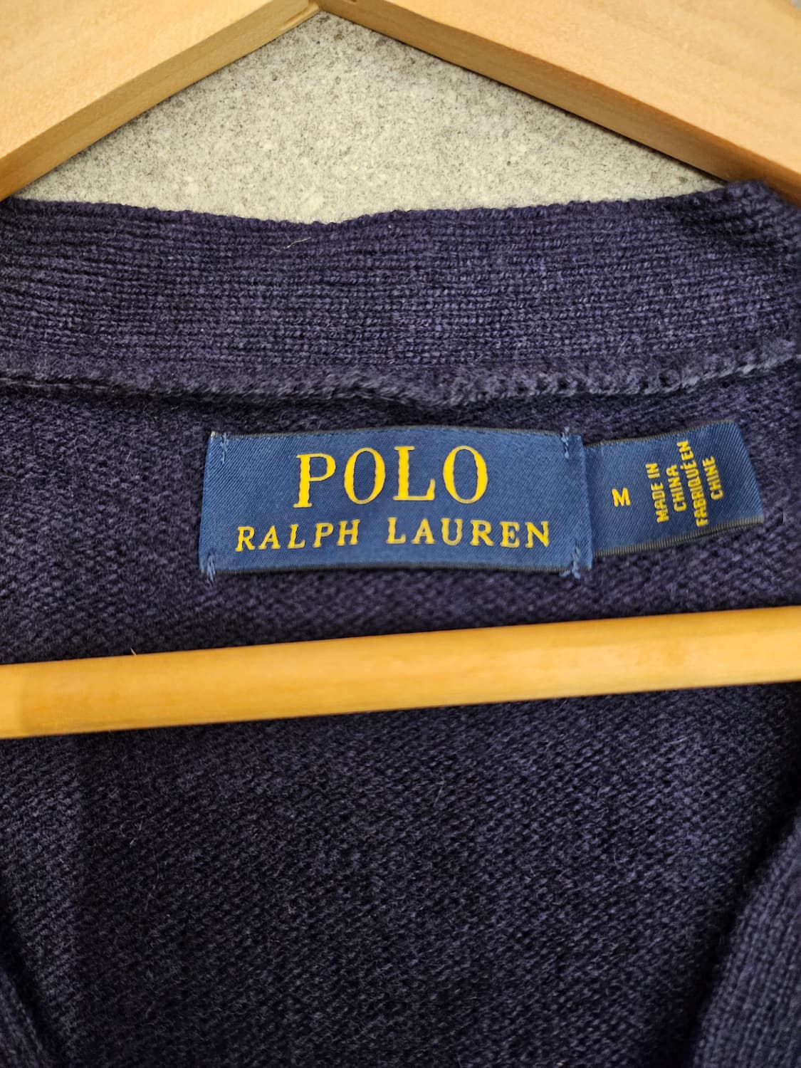 폴로랄프로렌 POLO RALPH LAUREN 남성울캐시 베어 가디건M 상품이미지4