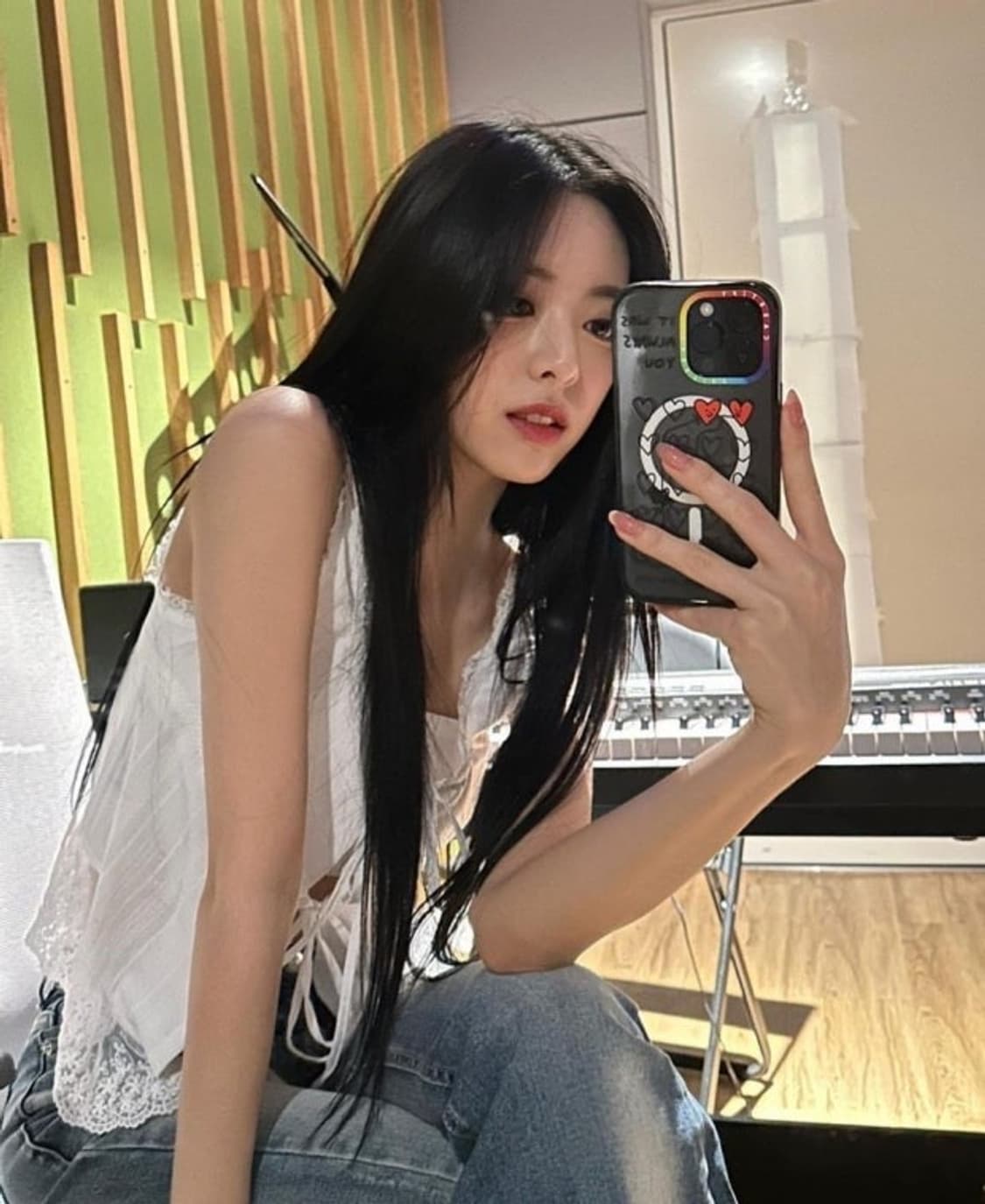 뉴얼린 탑 블랙 상품이미지1